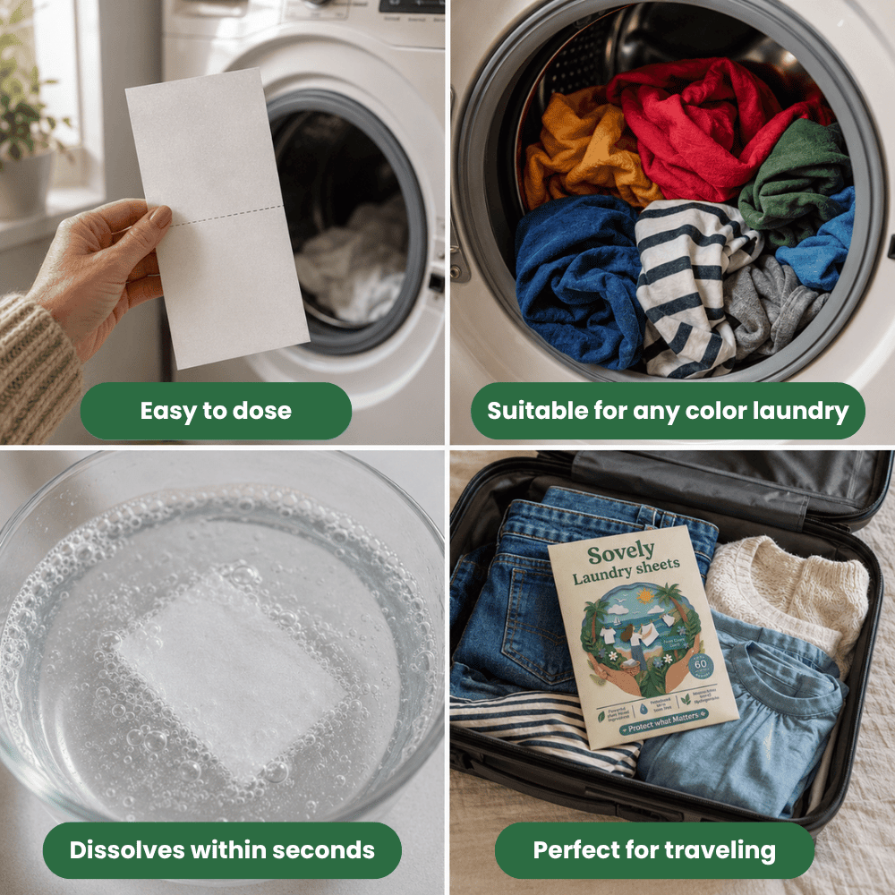 Eco-Friendly Laundry Sheets