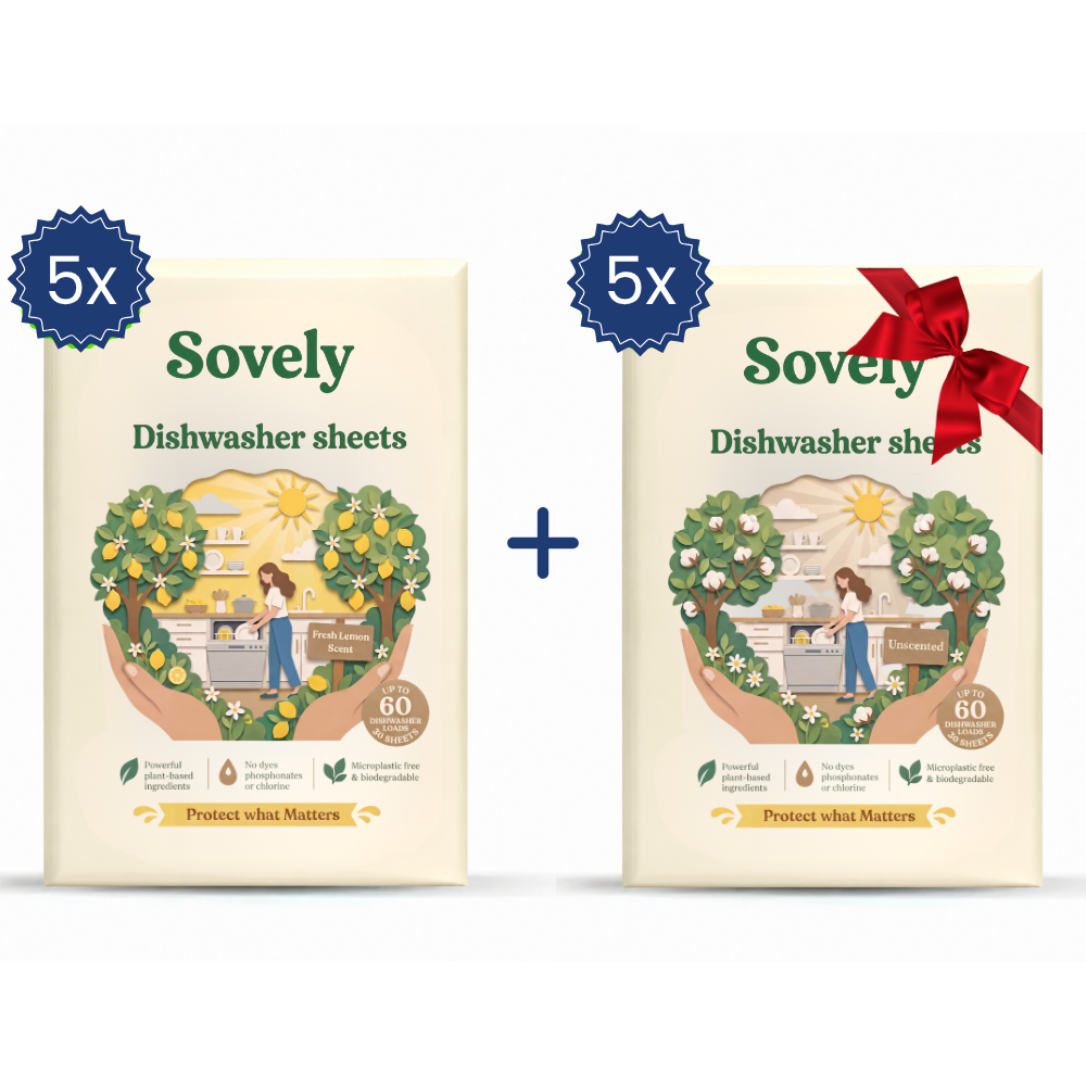 Eco-Friendly Dishwasher Sheets - 10 Pack